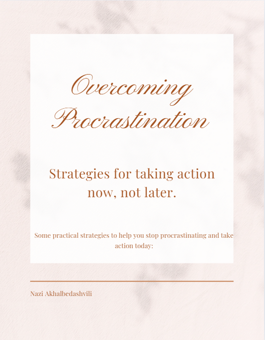 Overcoming Procrastination